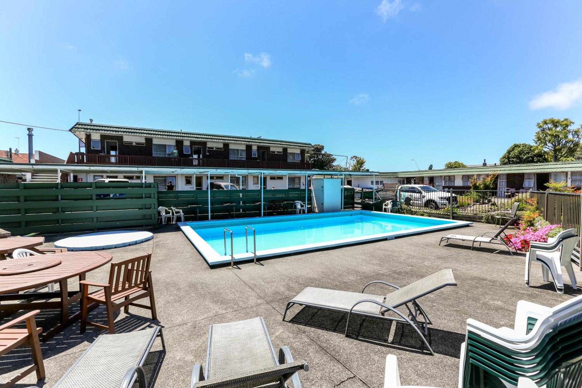 Flamingo Motel New Plymouth Exteriör bild